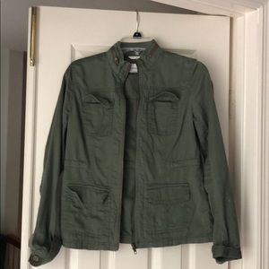 Caslon army green utility jacket